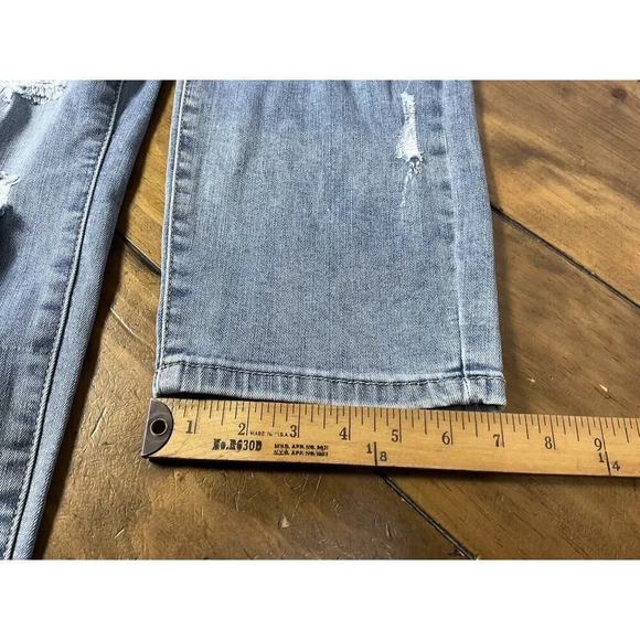 Judy Blue High Rise 16W Light Wash Stretch Denim Women’s Boyfriend Fit Jeans - Picture 12 of 13